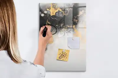 Magnettafel beschreibbar im Design Marmor-Abstraktion