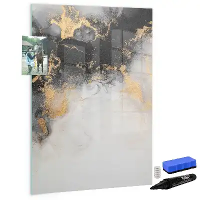 Magnettafel beschreibbar im Design Marmor-Abstraktion