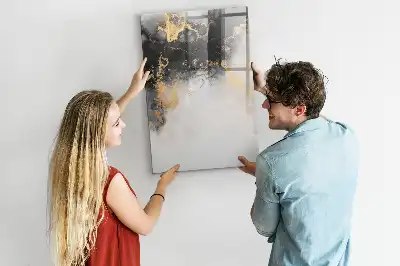 Magnettafel beschreibbar im Design Marmor-Abstraktion