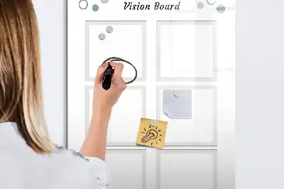 Vision Board beschreibbare Magnettafel