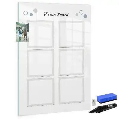 Vision Board beschreibbare Magnettafel