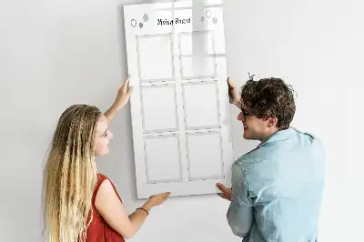 Vision Board beschreibbare Magnettafel