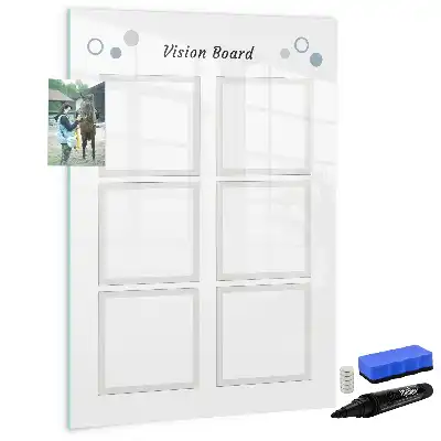 Vision Board beschreibbare Magnettafel