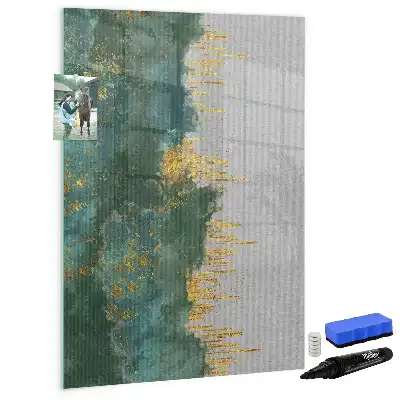 Magnettafel beschreibbar mit dekorativem Muster