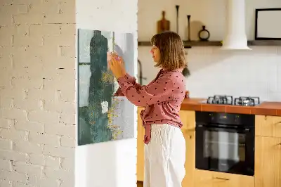 Magnettafel beschreibbar mit dekorativem Muster