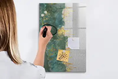 Magnettafel beschreibbar mit dekorativem Muster