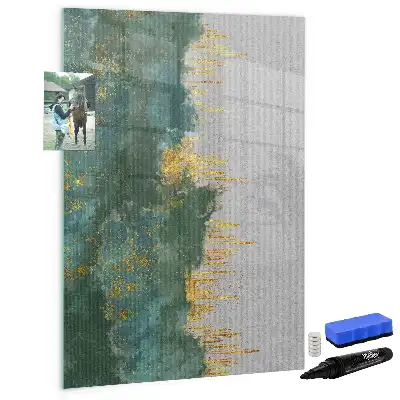 Magnettafel beschreibbar mit dekorativem Muster