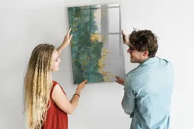 Magnettafel beschreibbar mit dekorativem Muster