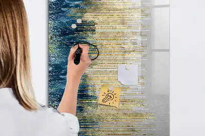 Magnettafel zum Schreiben mit dekorativem Muster