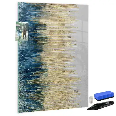 Magnettafel zum Schreiben mit dekorativem Muster