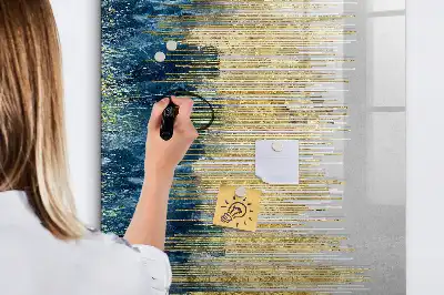 Magnettafel zum Schreiben mit dekorativem Muster