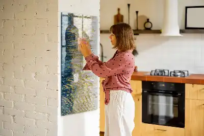 Magnettafel zum Schreiben mit dekorativem Muster
