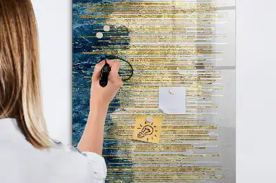 Magnettafel zum Schreiben mit dekorativem Muster