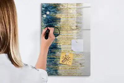 Magnettafel zum Schreiben mit dekorativem Muster
