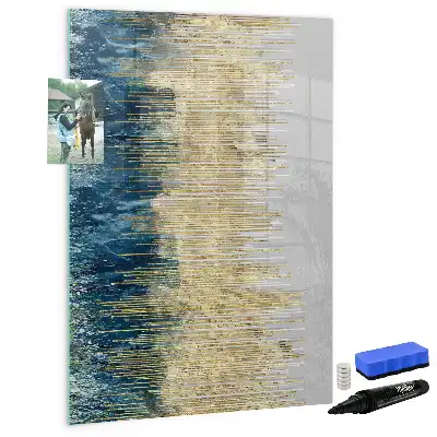 Magnettafel zum Schreiben mit dekorativem Muster