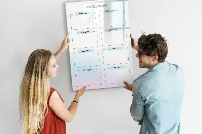 Magnettafel zum Beschreiben