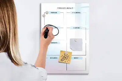 Magnettafel zum Beschreiben