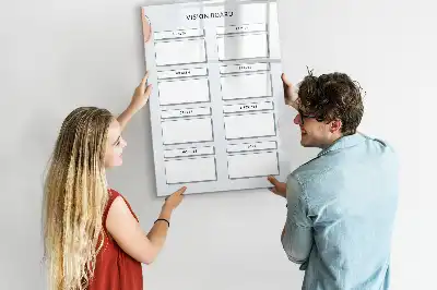 Vision Board magnetisch und beschreibbar