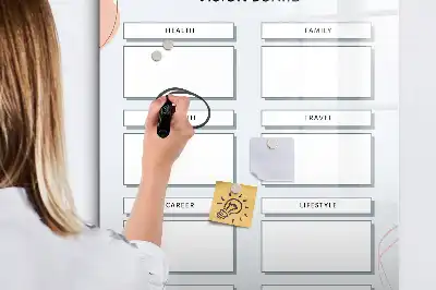 Vision Board magnetisch und beschreibbar