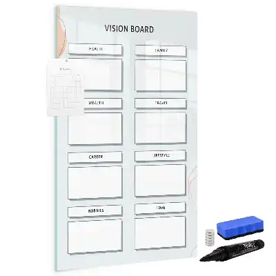 Vision Board magnetisch und beschreibbar
