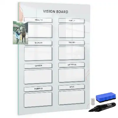Vision Board magnetisch und beschreibbar