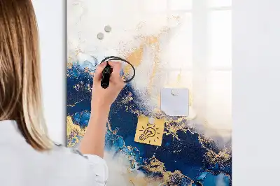 Magnettafel beschreibbar in Marmoroptik