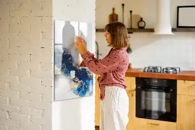 Magnettafel beschreibbar in Marmoroptik