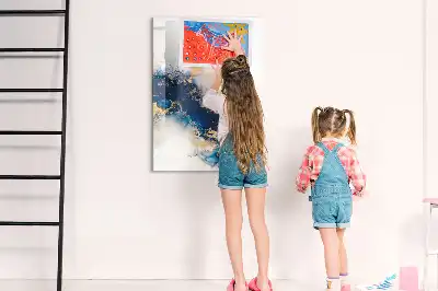 Magnettafel beschreibbar in Marmoroptik