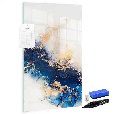 Magnettafel beschreibbar in Marmoroptik