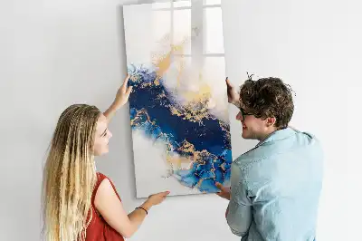 Magnettafel beschreibbar in Marmoroptik