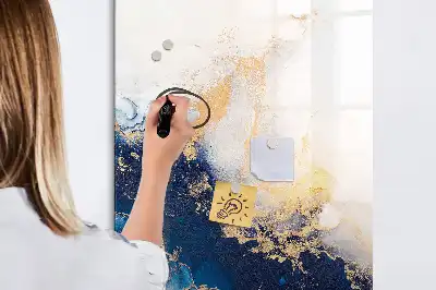 Magnettafel beschreibbar in Marmoroptik