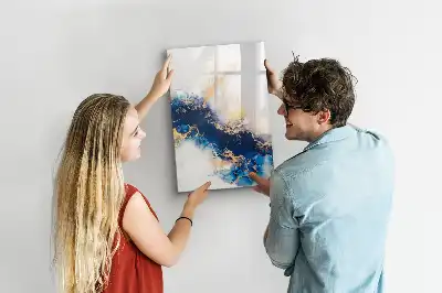 Magnettafel beschreibbar in Marmoroptik