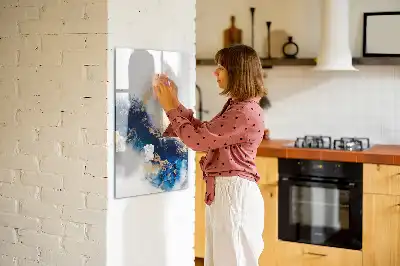 Magnettafel beschreibbar in Marmoroptik