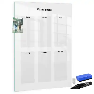 Magnettafel beschreibbares Vision Board