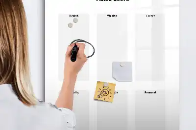 Magnettafel beschreibbares Vision Board