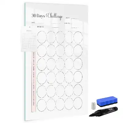 Magnettafel zum Schreiben für die 30 Tage Challenge