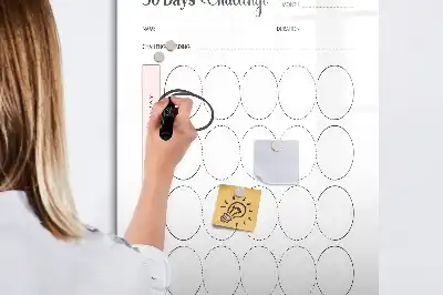 Magnettafel zum Schreiben für die 30 Tage Challenge