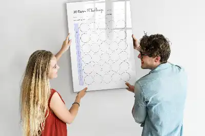 30-Tage-Planer beschreibbare Magnettafel