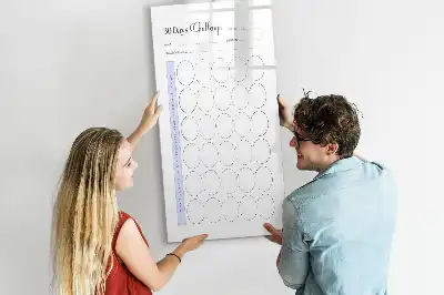 30-Tage-Planer beschreibbare Magnettafel