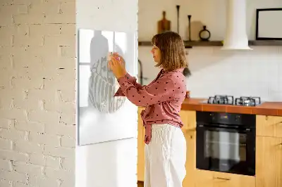Magnettafel beschreibbar mit Motiv Text Hallo Sommer