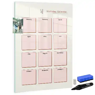 Geburtstagskalender magnetische Schreibtafel