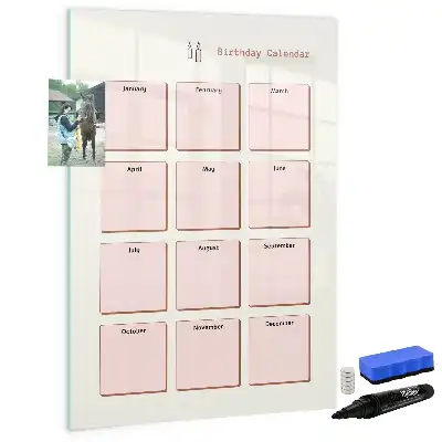 Geburtstagskalender magnetische Schreibtafel
