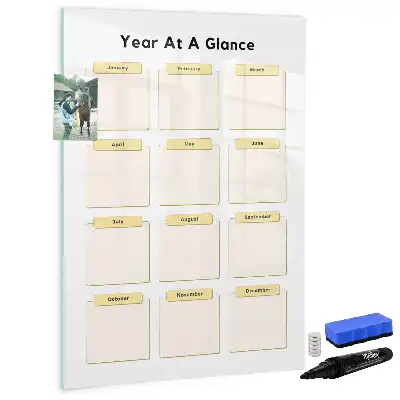 Jahresplaner magnetische Schreibtafel