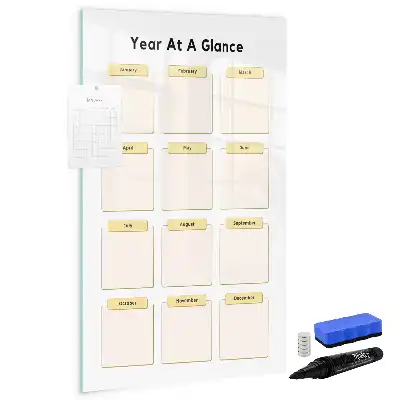 Jahresplaner magnetische Schreibtafel