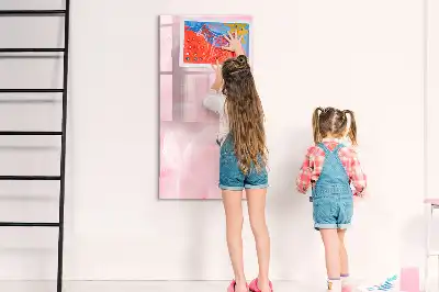 Magnettafel zum Schreiben Design Zarte Federn