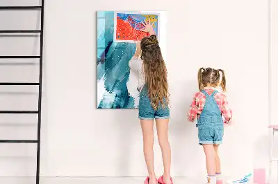 Magnettafel beschreibbar Malerei