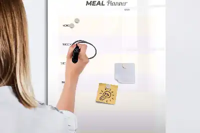 Essensplaner als magnetische Schreibtafel
