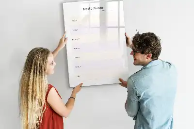 Essensplaner als magnetische Schreibtafel