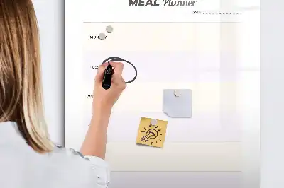 Essensplaner als magnetische Schreibtafel
