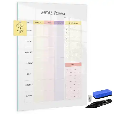 Ernährungsplaner beschreibbare Magnettafel